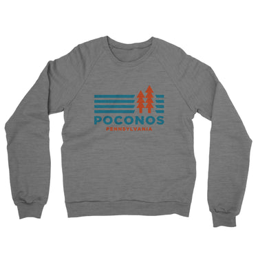 Poconos Pennsylvania in Graphite Heather Color