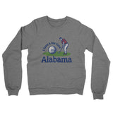 I Have A Tee Time In Alabama Midweight French Terry Crewneck Sweatshirt-Graphite Heather-Allegiant Goods Co. Vintage Sports Apparel
