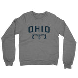 Ohio Cycling Midweight French Terry Crewneck Sweatshirt-Graphite Heather-Allegiant Goods Co. Vintage Sports Apparel