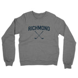 Richmond Golf Midweight French Terry Crewneck Sweatshirt-Graphite Heather-Allegiant Goods Co. Vintage Sports Apparel