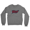 Boston Pennant Midweight French Terry Crewneck Sweatshirt-Graphite Heather-Allegiant Goods Co. Vintage Sports Apparel