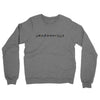 Jacksonville Friends Midweight French Terry Crewneck Sweatshirt-Graphite Heather-Allegiant Goods Co. Vintage Sports Apparel