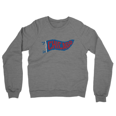 Chicago Pennant Midweight French Terry Crewneck Sweatshirt-Allegiant Goods Co. Vintage Sports Apparel