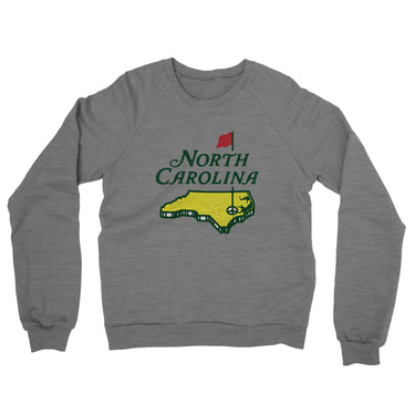 North Carolina Golf Midweight French Terry Crewneck Sweatshirt-Allegiant Goods Co. Vintage Sports Apparel