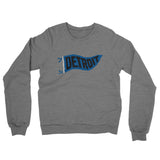 Detroit Pennant Midweight French Terry Crewneck Sweatshirt-Allegiant Goods Co. Vintage Sports Apparel