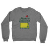 North Dakota Golf Midweight French Terry Crewneck Sweatshirt-Graphite Heather-Allegiant Goods Co. Vintage Sports Apparel