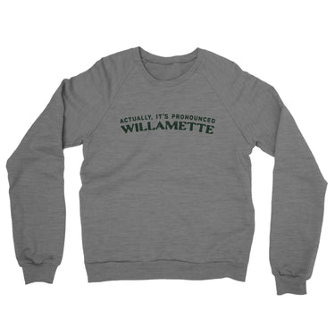 Actually It's Pronounced Willamette in Graphite Heather Color