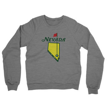 Nevada Golf Midweight French Terry Crewneck Sweatshirt-Allegiant Goods Co. Vintage Sports Apparel