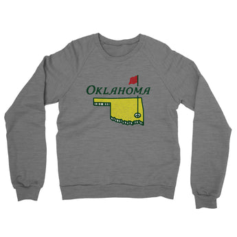 Oklahoma Golf Midweight French Terry Crewneck Sweatshirt-Allegiant Goods Co. Vintage Sports Apparel