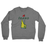 Idaho Golf Midweight French Terry Crewneck Sweatshirt-Graphite Heather-Allegiant Goods Co. Vintage Sports Apparel