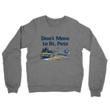 Don't Move To St. Pete Midweight French Terry Crewneck Sweatshirt-Allegiant Goods Co. Vintage Sports Apparel