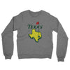 Texas Golf Midweight French Terry Crewneck Sweatshirt-Graphite Heather-Allegiant Goods Co. Vintage Sports Apparel
