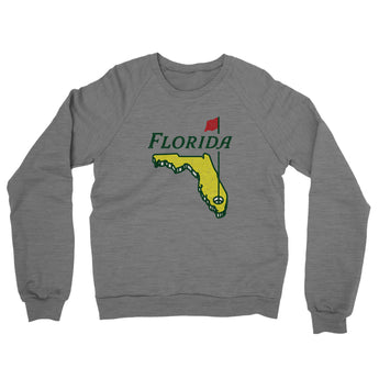 Florida Golf Midweight French Terry Crewneck Sweatshirt-Allegiant Goods Co. Vintage Sports Apparel