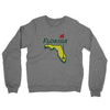 Florida Golf Midweight French Terry Crewneck Sweatshirt-Graphite Heather-Allegiant Goods Co. Vintage Sports Apparel