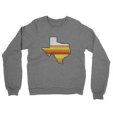 Houston Baseball Midweight French Terry Crewneck Sweatshirt-Allegiant Goods Co. Vintage Sports Apparel