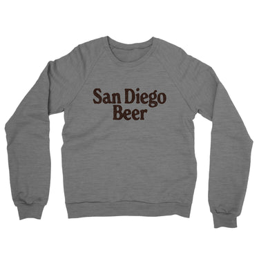 San Diego Beer Midweight French Terry Crewneck Sweatshirt-Allegiant Goods Co. Vintage Sports Apparel