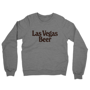 Las Vegas Beer Midweight French Terry Crewneck Sweatshirt-Allegiant Goods Co. Vintage Sports Apparel