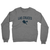 Las Cruces Pickleball Midweight French Terry Crewneck Sweatshirt-Graphite Heather-Allegiant Goods Co. Vintage Sports Apparel
