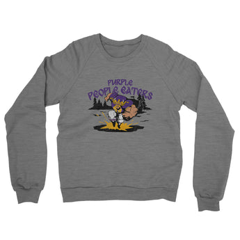 Purple People Eaters Midweight French Terry Crewneck Sweatshirt-Allegiant Goods Co. Vintage Sports Apparel