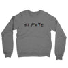 St Pete Friends Midweight French Terry Crewneck Sweatshirt-Graphite Heather-Allegiant Goods Co. Vintage Sports Apparel