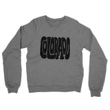 Colorado State Shape Text Midweight French Terry Crewneck Sweatshirt-Allegiant Goods Co. Vintage Sports Apparel
