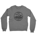 Virginia State Quarter Midweight French Terry Crewneck Sweatshirt-Allegiant Goods Co. Vintage Sports Apparel
