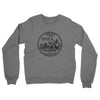 Virginia State Quarter Midweight French Terry Crewneck Sweatshirt-Graphite Heather-Allegiant Goods Co. Vintage Sports Apparel