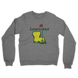 Louisiana Golf Midweight French Terry Crewneck Sweatshirt-Allegiant Goods Co. Vintage Sports Apparel