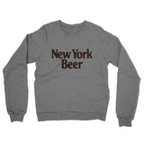 New York Beer Midweight French Terry Crewneck Sweatshirt-Allegiant Goods Co. Vintage Sports Apparel