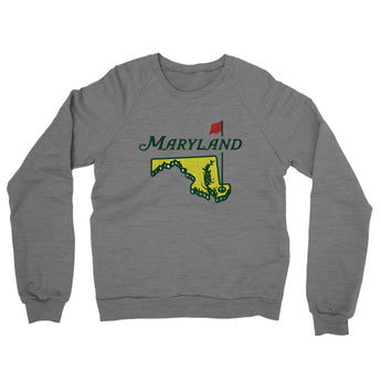 Maryland Golf Midweight French Terry Crewneck Sweatshirt-Allegiant Goods Co. Vintage Sports Apparel