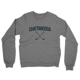 Chattanooga Golf Midweight French Terry Crewneck Sweatshirt-Graphite Heather-Allegiant Goods Co. Vintage Sports Apparel