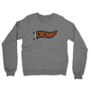 Cincinnati Pennant Midweight French Terry Crewneck Sweatshirt-Graphite Heather-Allegiant Goods Co. Vintage Sports Apparel