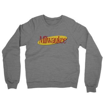 Milwaukee Seinfeld Midweight French Terry Crewneck Sweatshirt-Allegiant Goods Co. Vintage Sports Apparel