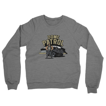 Dome Patrol Midweight French Terry Crewneck Sweatshirt-Graphite Heather-Allegiant Goods Co. Vintage Sports Apparel