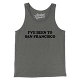 I've Been To San Francisco Men/Unisex Tank Top-Allegiant Goods Co. Vintage Sports Apparel
