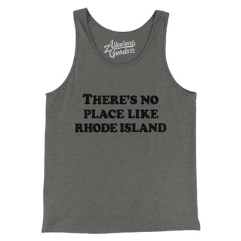 There's No Place Like Rhode Island Men/Unisex Tank Top-Allegiant Goods Co. Vintage Sports Apparel