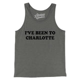 I've Been To Charlotte Men/Unisex Tank Top-Allegiant Goods Co. Vintage Sports Apparel