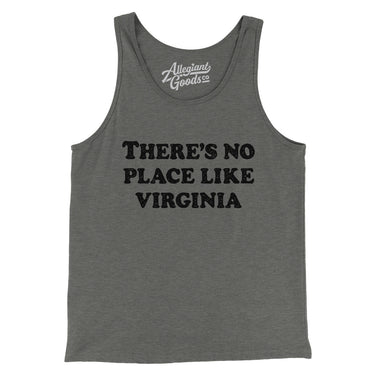 There's No Place Like Virginia Men/Unisex Tank Top-Allegiant Goods Co. Vintage Sports Apparel