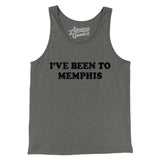 I've Been To Memphis Men/Unisex Tank Top-Grey TriBlend-Allegiant Goods Co. Vintage Sports Apparel
