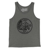 Alaska State Quarter Men/Unisex Tank Top-Allegiant Goods Co. Vintage Sports Apparel