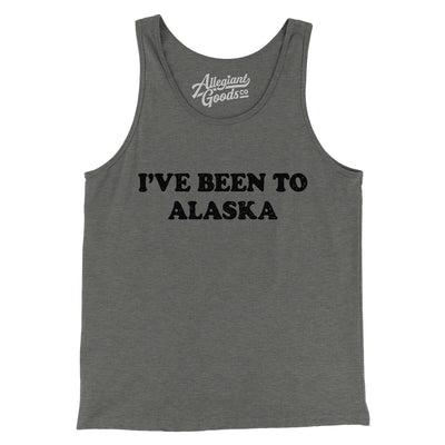 I've Been To Alaska Men/Unisex Tank Top-Grey TriBlend-Allegiant Goods Co. Vintage Sports Apparel