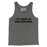 I've Been To Philadelphia Men/Unisex Tank Top-Grey TriBlend-Allegiant Goods Co. Vintage Sports Apparel