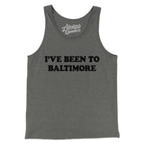 I've Been To Baltimore Men/Unisex Tank Top-Allegiant Goods Co. Vintage Sports Apparel