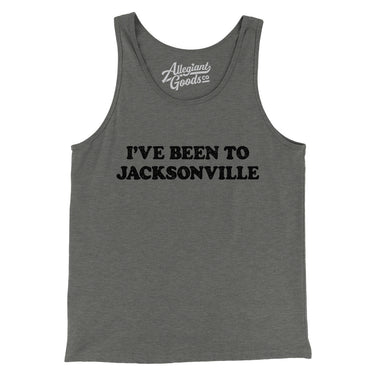 I've Been To Jacksonville Men/Unisex Tank Top-Allegiant Goods Co. Vintage Sports Apparel