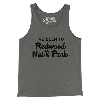 I've Been To Redwood National Park Men/Unisex Tank Top-Allegiant Goods Co. Vintage Sports Apparel