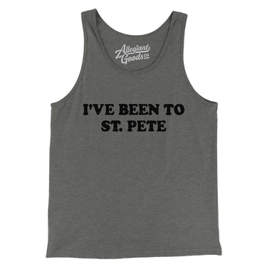 I've Been To St Pete Men/Unisex Tank Top-Allegiant Goods Co. Vintage Sports Apparel