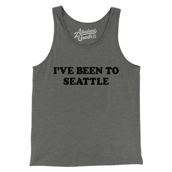 I've Been To Seattle Men/Unisex Tank Top-Allegiant Goods Co. Vintage Sports Apparel