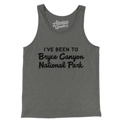 I've Been To Bryce Canyon National Park Men/Unisex Tank Top-Grey TriBlend-Allegiant Goods Co. Vintage Sports Apparel