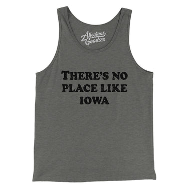 There's No Place Like Iowa Men/Unisex Tank Top-Allegiant Goods Co. Vintage Sports Apparel