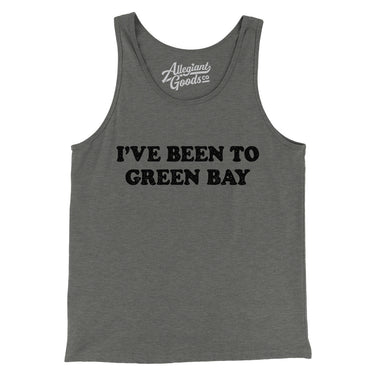 I've Been To Green Bay Men/Unisex Tank Top-Allegiant Goods Co. Vintage Sports Apparel